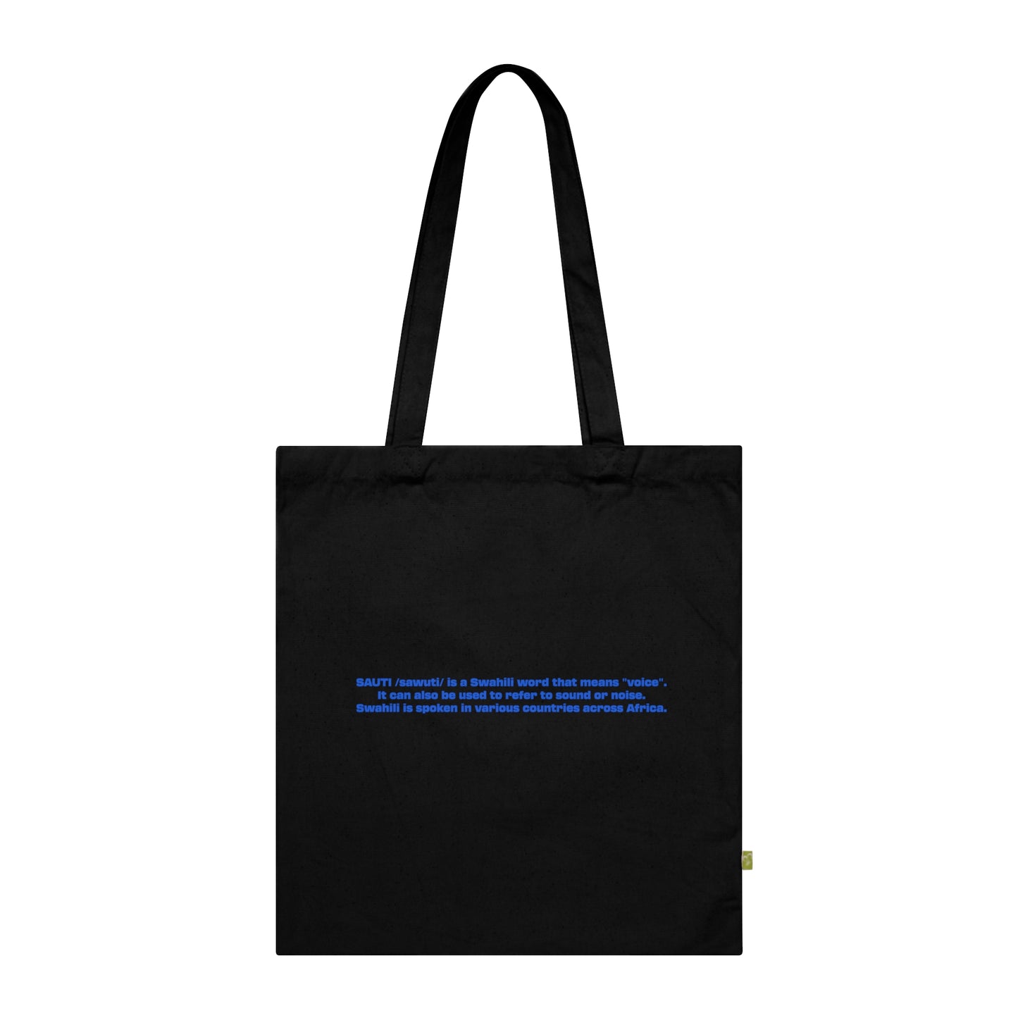 Amour Africain Organic Cotton Tote Bag - Eco-Friendly and Stylish