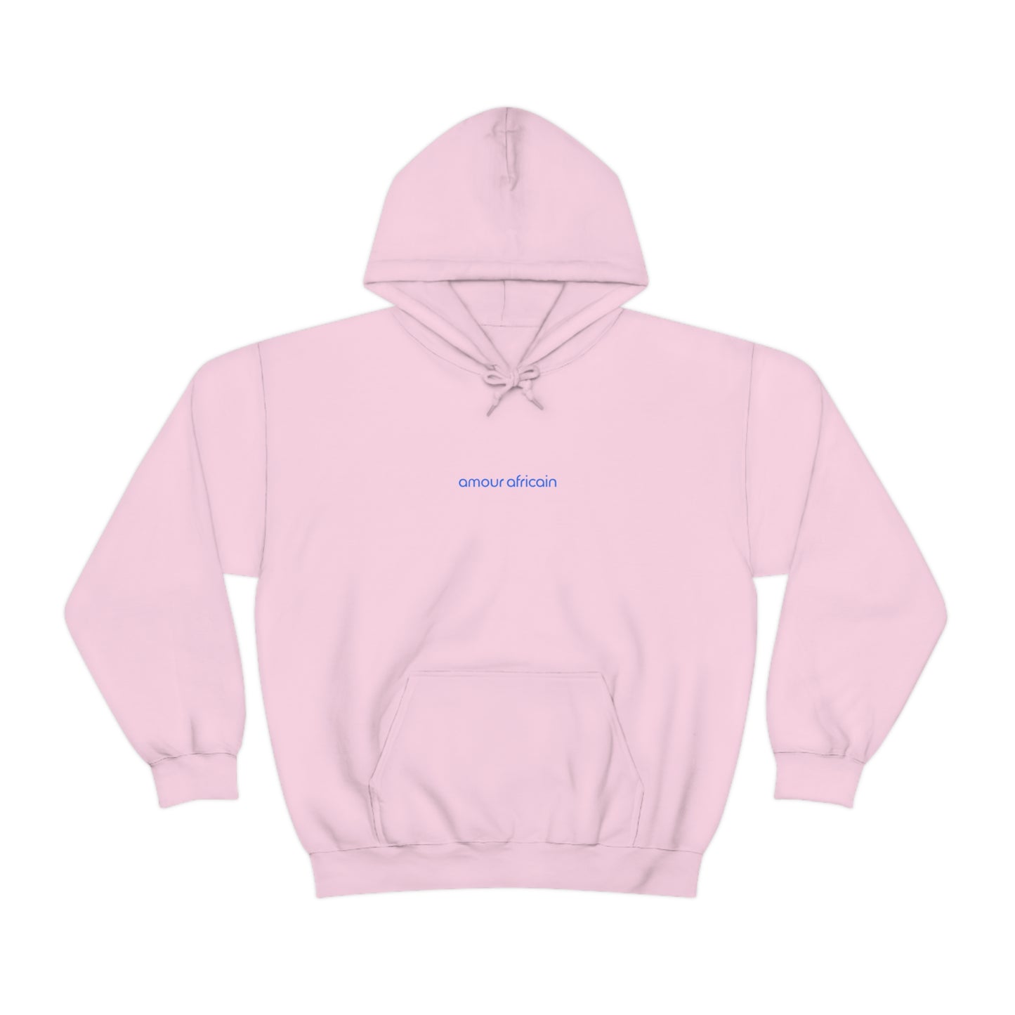 Amour Africain Blue Print - Unisex Heavy Blend Hooded Sweatshirt